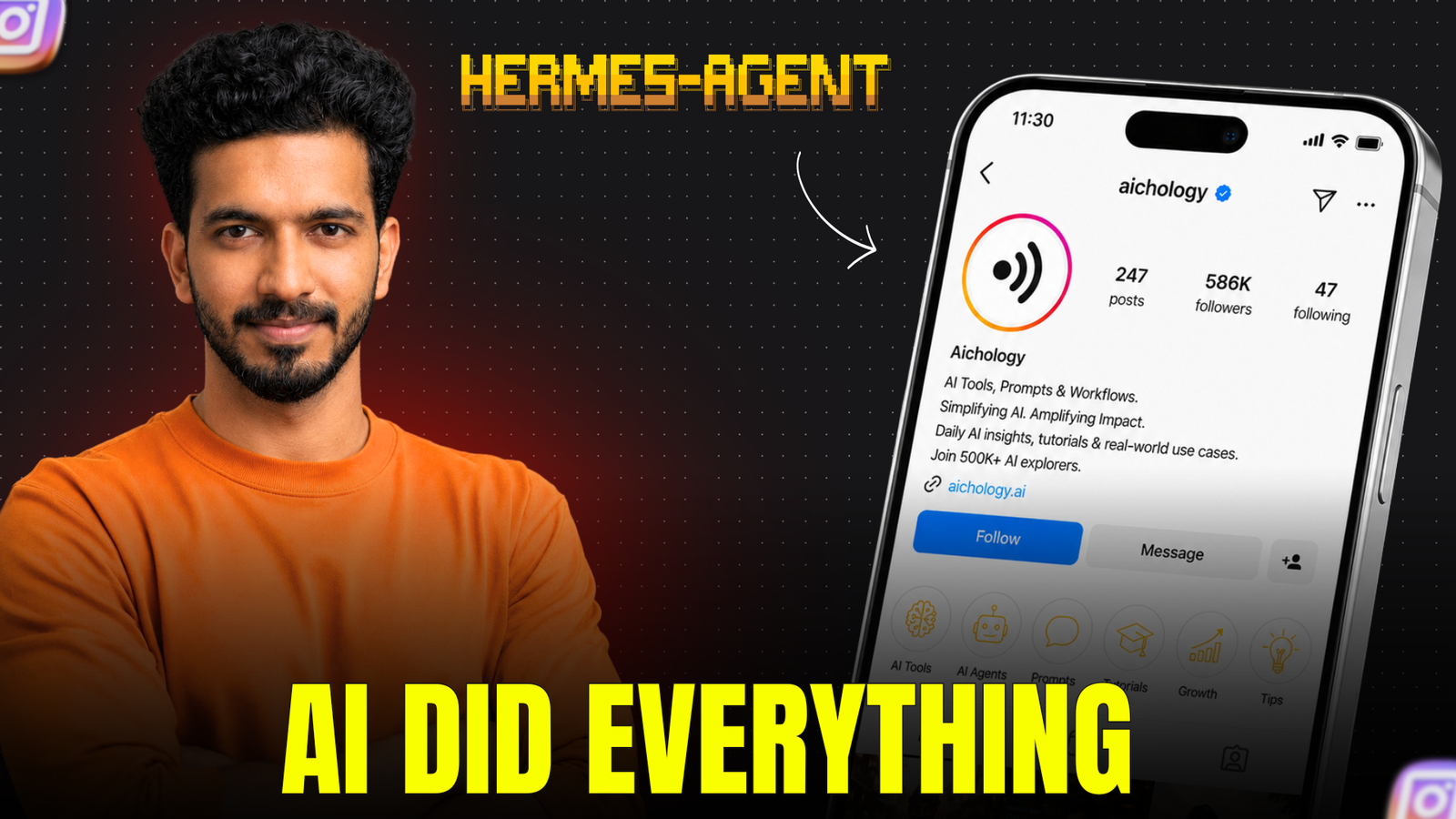  How I Run an Entire Instagram Page with Hermes Agent